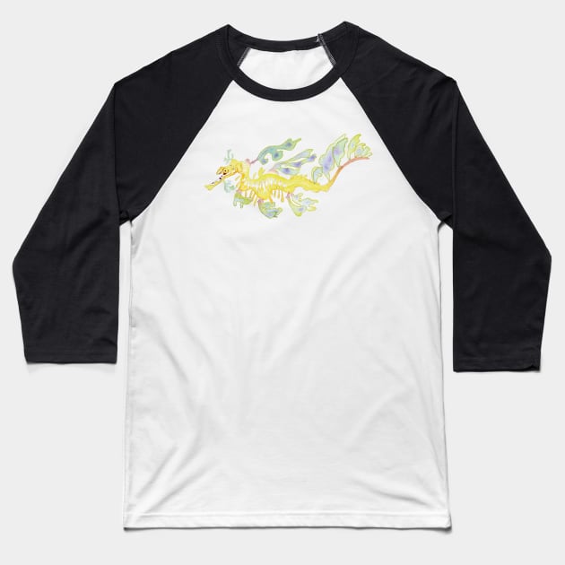 Leafy Sea Dragon 2 Baseball T-Shirt by laurenpenney